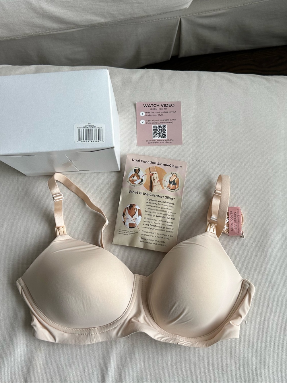 Smooth Light Nude Padded T-Shirt Bra with Adjustable Straps